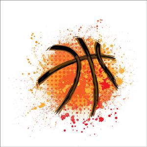watercolor basketball